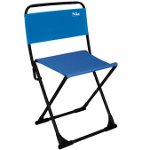 Складной походный стул со спинкой и пластиковыми уголками